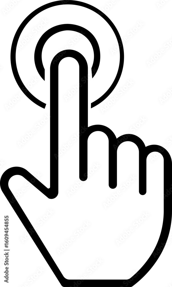 Fototapete Computer Cursors Mouse Click Pointer Icon Set and Computer Computer Mouse, Arrow Symbol, Icon Symbol, Computer Graphic, E-commerce Cursor icon click Outline and Solid Styles Easily editable SVG 10