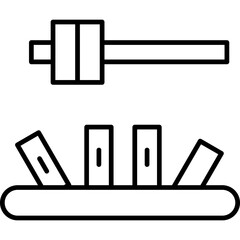 Tteokbokki Icon Vector Element