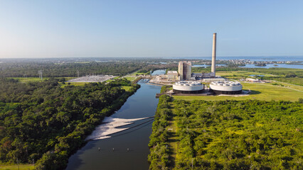 Anclote Key Powerplant Gulf Coast Florida