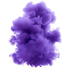Fototapeta premium Abstract purple smoke flames, Artistic representation of purple smoke flames, isolated on transparent background