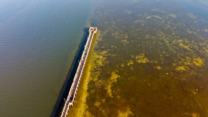 Anclote Key Pier Gulf Coast Florida