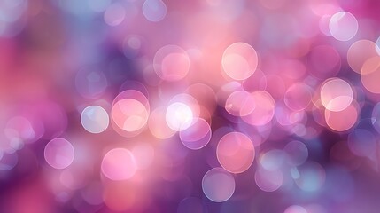 Vintage pink and purple background with soft bokeh defocused glowing lights