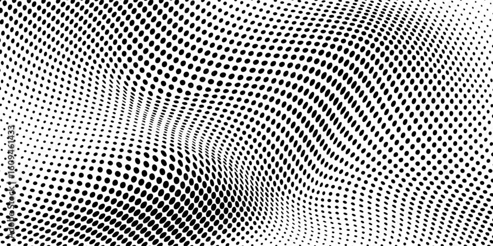 Poster dot gradation texture. retro halftone gradient background. vector