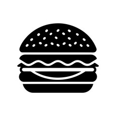 Hamburger Icon Vector Flat and Clean Look Isolated
