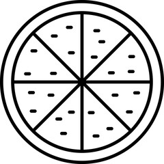 Pizza Icon Vector Element