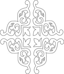 Abstract Swirl Design Element