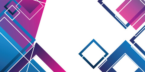 Colorful Geometric Abstract Background With Gradient Squares, Sharp Lines, And Dynamic Design Perfect For Business, Technology, Presentations, And Digital Projects.