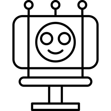 Poster Icon Vector Element