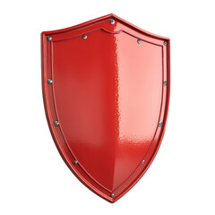 Alarm Schild, bright red alarm sign featuring a white exclamation mark, isolated on transparent background