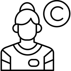 Captain Icon Vector Element
