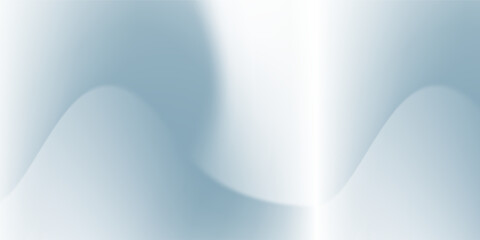 Panoramic abstract blue background wave  presentation with sunlight and blurred good simple modern