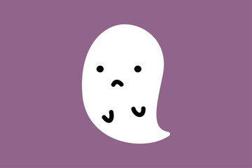 ハロウィンのかわいいオバケ © Moyuki