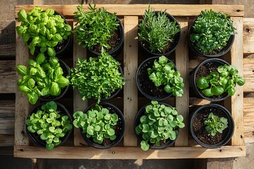 Young plant starters in plastic cups high resolution picture