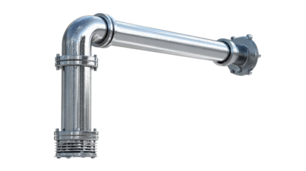 Emergency safety shower with pull handle background isolated on a Transparent background, PNG file.