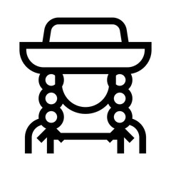 Obraz premium Woman Icon