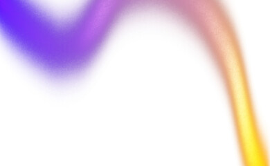 Grainy noisy color gradient shape cutout on transparent background, Abstract vibrant neon shaped color gradient cutout, grunge rough texture multicolored glowing light leaks effect