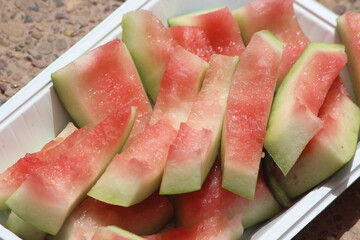 Watermelon Rinds Close Up