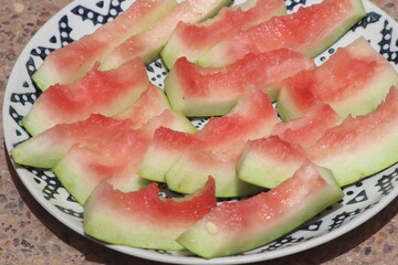 Watermelon Rinds Close Up