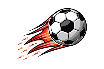 Soccer Ball  Logo for T-shirts & Streamer Graphics - Dynamic Emblem