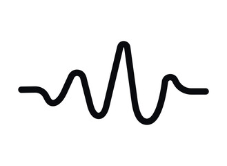 Set Audio equalizer black white icons flat isolated vector illustration Collection