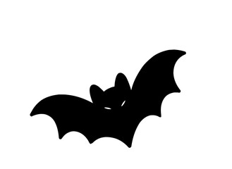 halloween bat vector illustration silhouettes
