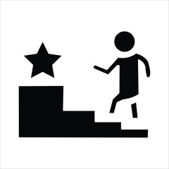 Success Icons. Simple Solid Vector Illustration