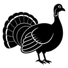 vector illustration of a turkey