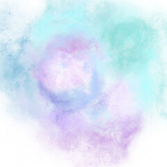 Fototapeta premium Pastel Nebula Galaxy PNG