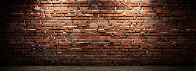 Vintage Red Brick Wall Background for Interior Design, Event Space, or Industrial Aesthetic Projects