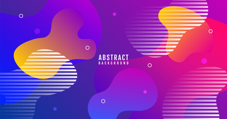Colorful abstract background overlap layer on bright space with flowing waves effect decoration. Modern graphic design element cutout style concept for web banner, art, flyer, card or brochure cover