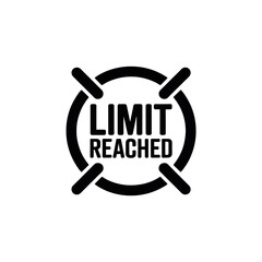 Limit Reached Warning Icon