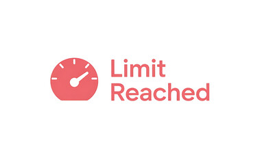 Limit Reached Warning Icon