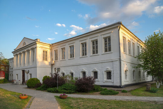 STAROCHERKASSKAYA STANITSA, RUSSIA - MAY 05, 2025: The Palace of the Efremov atamans on the territory of the St. Donskoy Monastery. Starocherkasskaya village, Rostov region