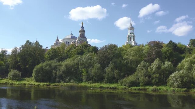 Novotorzhsky Borisoglebsky Monastery is a monastery of the Tver diocese of the Russian Orthodox Church, located in the city of Torzhok, Tver Region.