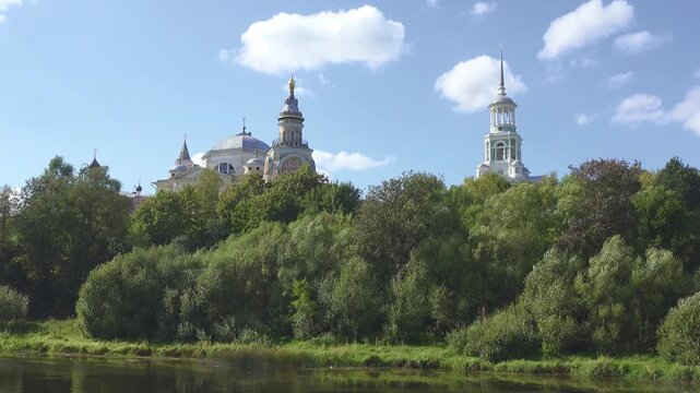 Novotorzhsky Borisoglebsky Monastery is a monastery of the Tver diocese of the Russian Orthodox Church, located in the city of Torzhok, Tver Region.