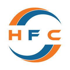 HFC letter design. HFC letter technology logo design. HFC Monogram logo design for an entrepreneur and business.