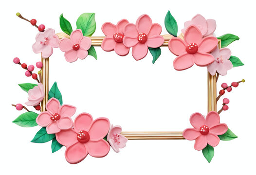 Celebrate love with a beautiful cherry blossom card design perfect for birthdays, weddings, and holidays in March Generative AI