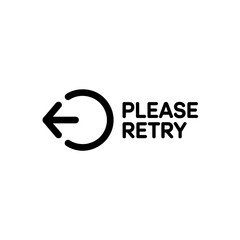 Please Retry Error Icon