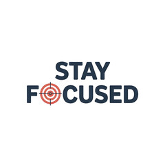 Stay Focused Motivational Icon