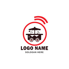 Editable Illustrator Food Logo Design Template