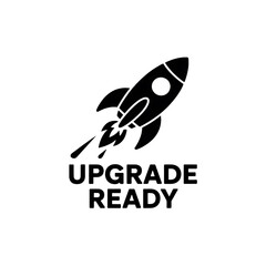 Upgrade Ready Rocket Launch Icon