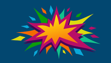 Graffiti Style Holi Burst Background
