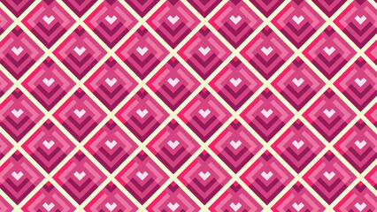 Seamless Diagonal Plaid Pattern in Shades of Pink and Brown