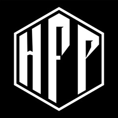 HFP letter design. HFP letter technology logo design. HFP Monogram logo design for an entrepreneur and business.