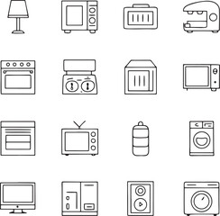 Abstract geometric shapes silhouette design