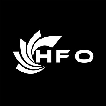 HFO letter design. HFO letter technology logo design. HFO Monogram logo design for an entrepreneur and business.
