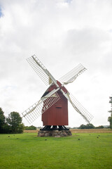 The beautiful old Danish Stub Mill in Kappel