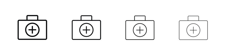 First aid box icon illustration sign collection. vector symbol or logo.