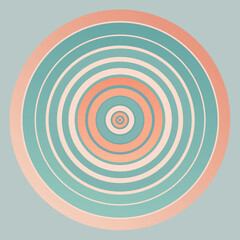 Vibrant abstract geometric shapes with bold color palette