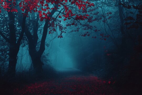 The atmosphere of Fairy Forest is mystical and paranormal, evoking the sense of an otherworld, a stranger and more foreboding forest enveloped in fog, with the dark and scary elements of a park with